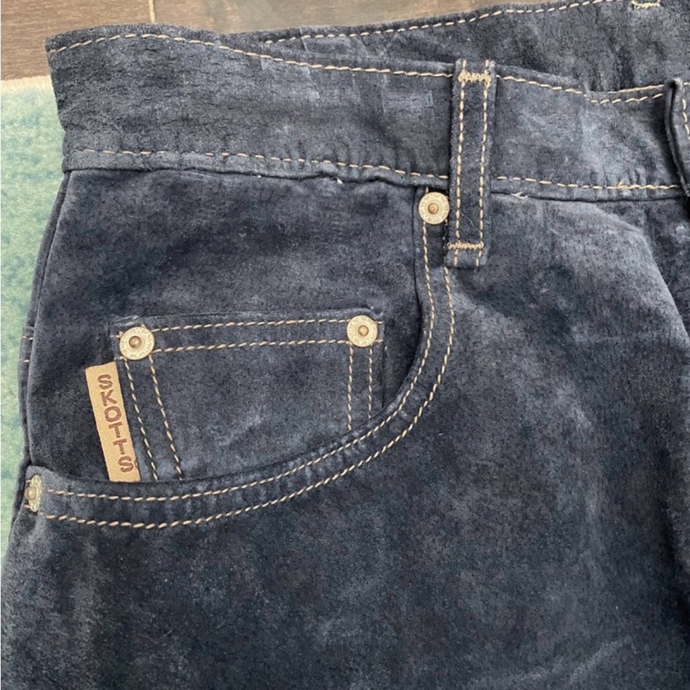 Skotts washable, suede leather pants